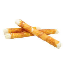 dog chews pet snack chicken rawhide roll swollen rawhide for dog